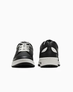 Converse Modelli Bassi|Modelli Bassi<Weapon Leather Nero/Nero/Bianco
