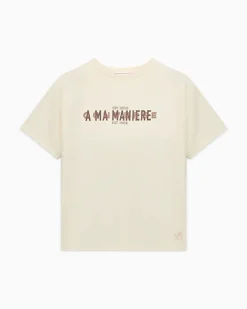 Converse Maglie E T-Shirt|Maglie E T-Shirt<x A Ma Manière Gold Standard T-Shirt Converse Egret