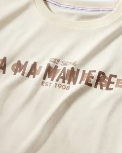 Converse Maglie E T-Shirt|Maglie E T-Shirt<x A Ma Manière Gold Standard T-Shirt Converse Egret