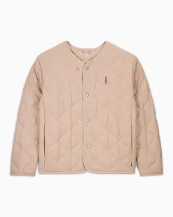 Converse Giacche E Felpe|Maglie E T-Shirt<x A Ma Manière Malden Liner Jacket Fossil Stone