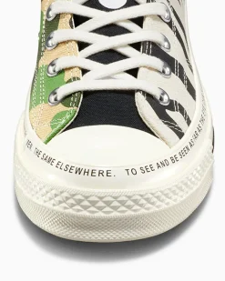 Converse Modelli Alti<x Brain Dead Chuck 70 Egret/Nero/Multi