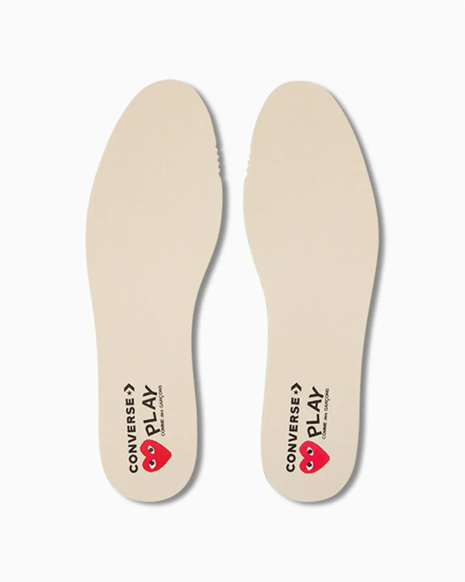 Converse Modelli Alti|Modelli Alti<x Comme des Garçons PLAY Chuck 70 Nero/Bianco/High Risk Red