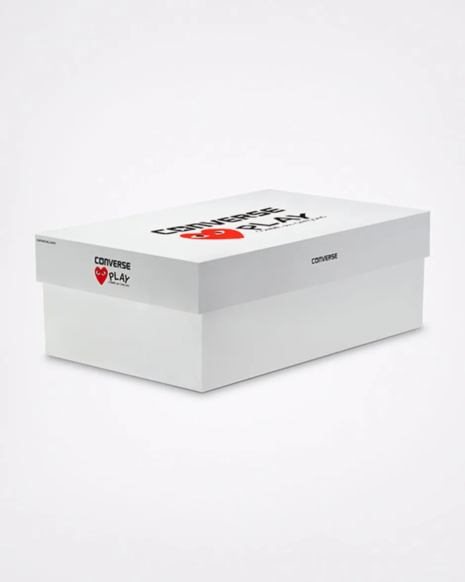 Converse Modelli Alti|Modelli Alti<x Comme des Garçons PLAY Chuck 70 Nero/Bianco/High Risk Red