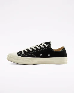 Converse Modelli Bassi|Modelli Bassi<x Comme des Garçons PLAY Chuck 70 Nero/Bianco/High Risk Red