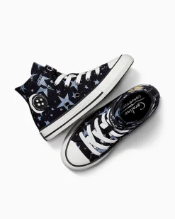 Converse Bambini (Età 4-8 Anni)|Guida Alle Misure Per Bambini<x Coraline Chuck Taylor All Star Easy On Nero/Rosa loto/Thunder Glaze