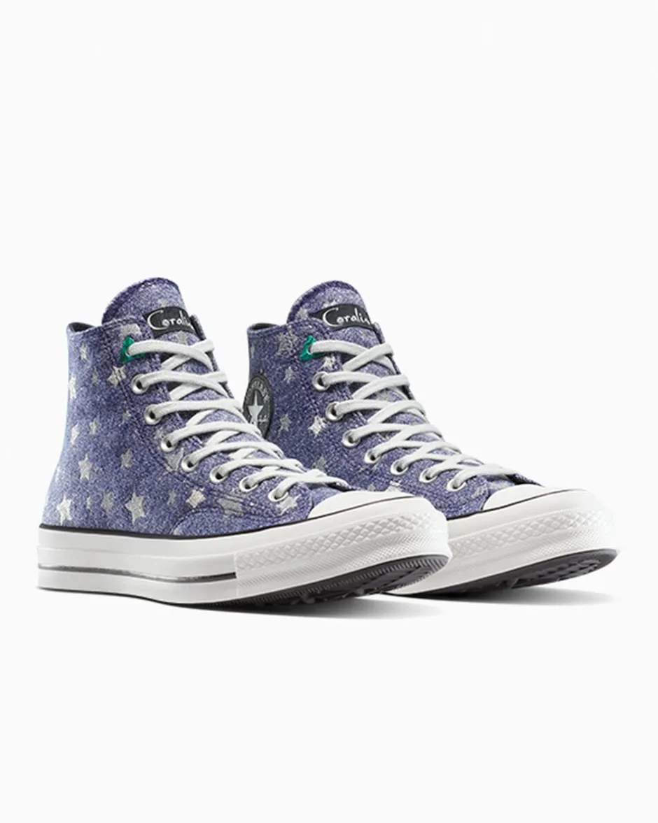 Converse Modelli Alti|Modelli Alti<x Coraline Chuck 70 Fresh Blueberry/Black