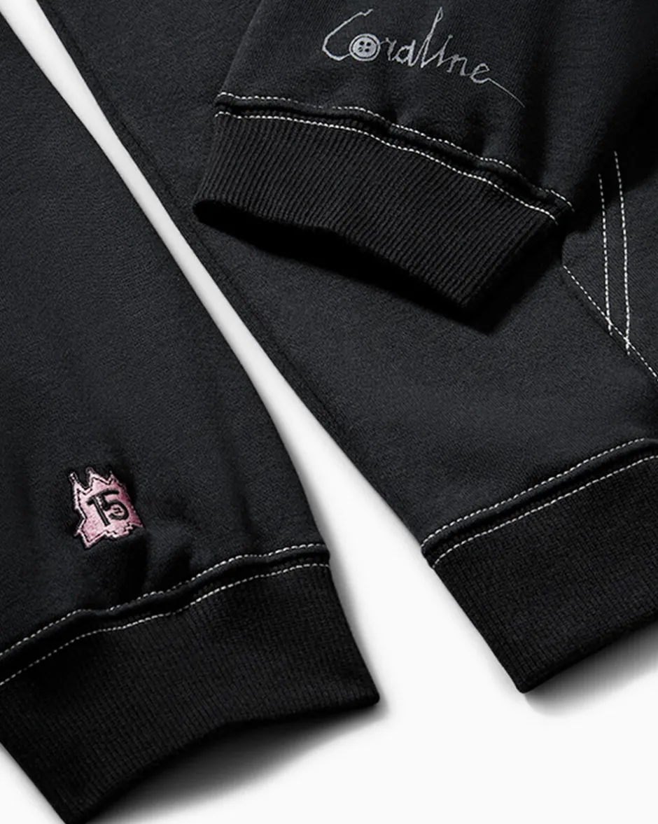 Converse Giacche E Felpe|Maglie E T-Shirt<x Coraline Hoodie Nero Converse