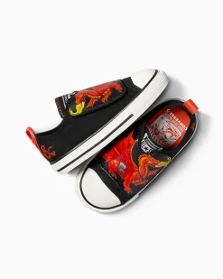 Converse Modelli Bassi|Facile Da Indossare E Togliere<x Dungeons & Dragons Chuck Taylor All Star One Strap Nero/Rosso/Bianco