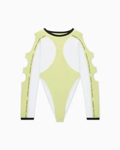 Converse Maglie E T-Shirt<x Feng Chen Wang Top Giallo lime chiaro/Bianco