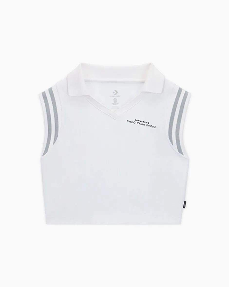 Converse Maglie E T-Shirt<x Feng Chen Wang Polo Bianco/Ghiaccio artico