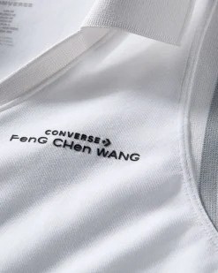 Converse Maglie E T-Shirt<x Feng Chen Wang Polo Bianco/Ghiaccio artico