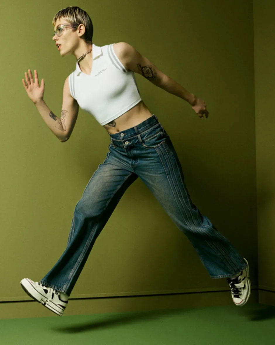 Converse Maglie E T-Shirt<x Feng Chen Wang Polo Bianco/Ghiaccio artico