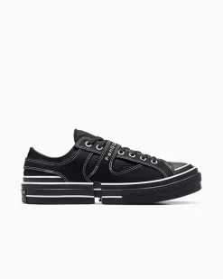 Converse Modelli Bassi|Modelli Bassi<x Feng Chen Wang 2-in-1 Chuck 70 Nero/Nero/Egret