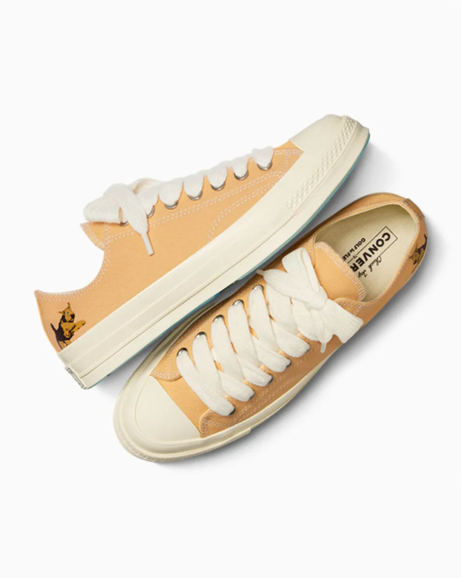 Converse Modelli Bassi<x GOLF le FLEUR* Darryl Chuck 70 Apricot Cream/Antique White