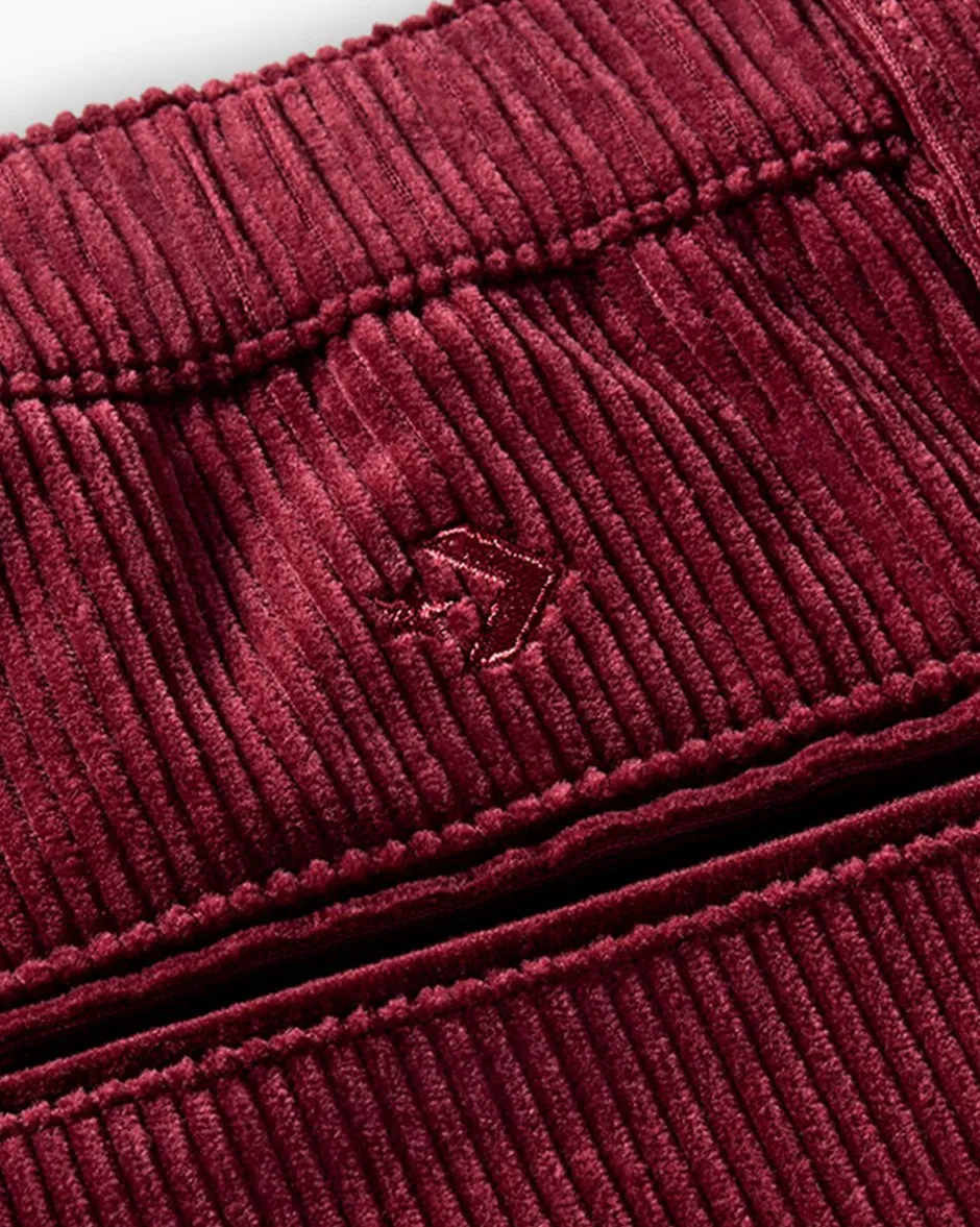 Converse Pantaloni E Shorts|Pantaloni E Shorts<x IRAK NYC Corduroy Pants Borgogna scuro