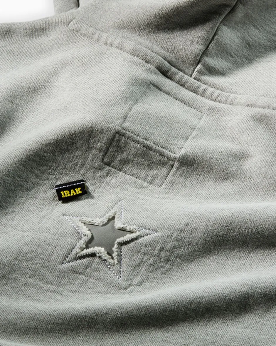 Converse Giacche E Felpe|Maglie E T-Shirt<x IRAK NYC Gold Standard Hoodie Grigio vintage mélange