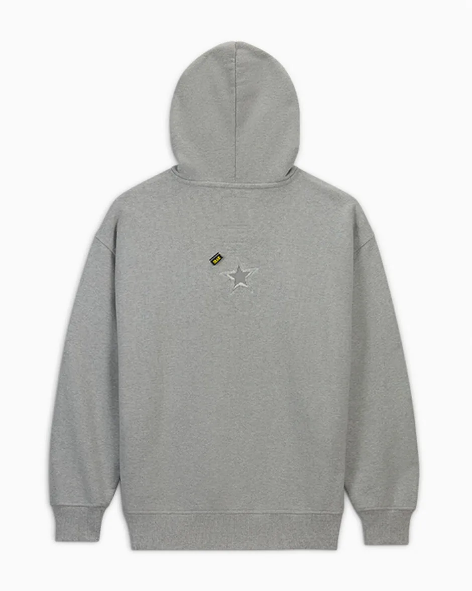 Converse Giacche E Felpe|Maglie E T-Shirt<x IRAK NYC Gold Standard Hoodie Grigio vintage mélange