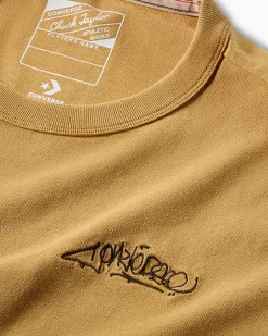 Converse Maglie E T-Shirt|Maglie E T-Shirt<x IRAK NYC Gold Standard T-Shirt Marrone ambra