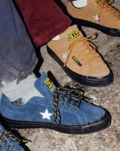 Converse Modelli Bassi|One Star<x IRAK NYC One Star Pro Navy/Nero/Giallo vivace