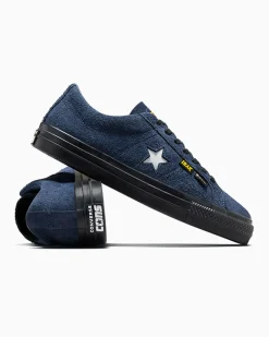 Converse Modelli Bassi|One Star<x IRAK NYC One Star Pro Navy/Nero/Giallo vivace