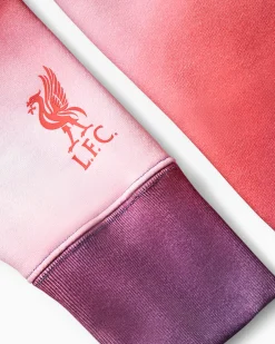 Converse Giacche E Felpe<x LFC Cropped Crew Fenicottero da giardino sfumato