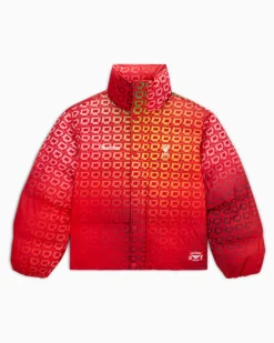 Converse Giacche E Felpe|Maglie E T-Shirt<x LFC Puffer Jacket Pomodoro