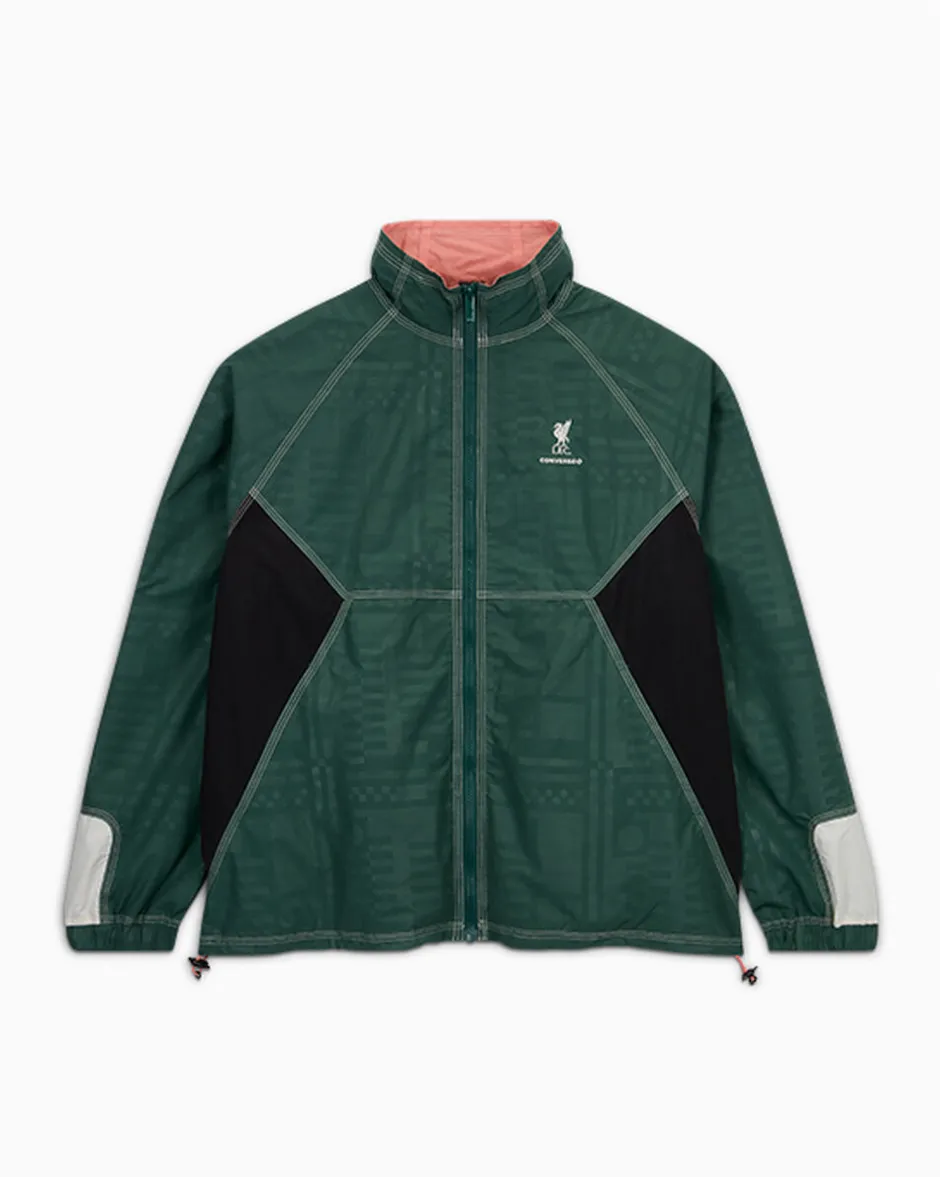 Converse Maglie E T-Shirt|Giacche E Felpe<x Liverpool FC Wind Jacket Verde foresta