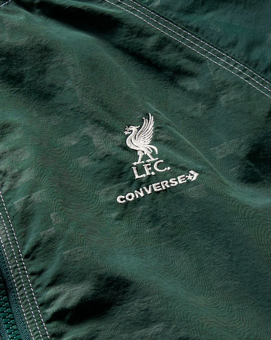 Converse Maglie E T-Shirt|Giacche E Felpe<x Liverpool FC Wind Jacket Verde foresta