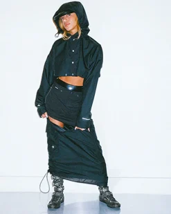 Converse Giacche E Felpe<x Martine Ali Jacket Nero Converse