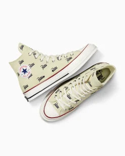 Converse Modelli Alti<x Patta Chuck 70 Natural Ivory/Insignia Blue
