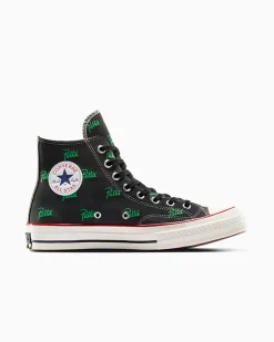 Converse Modelli Alti<x Patta Chuck 70 Black/Jolly Green