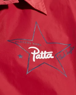 Converse Giacche E Felpe|Maglie E T-Shirt<x Patta Coaches Jacket Garnet