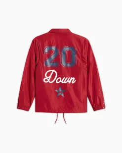 Converse Giacche E Felpe|Maglie E T-Shirt<x Patta Coaches Jacket Garnet