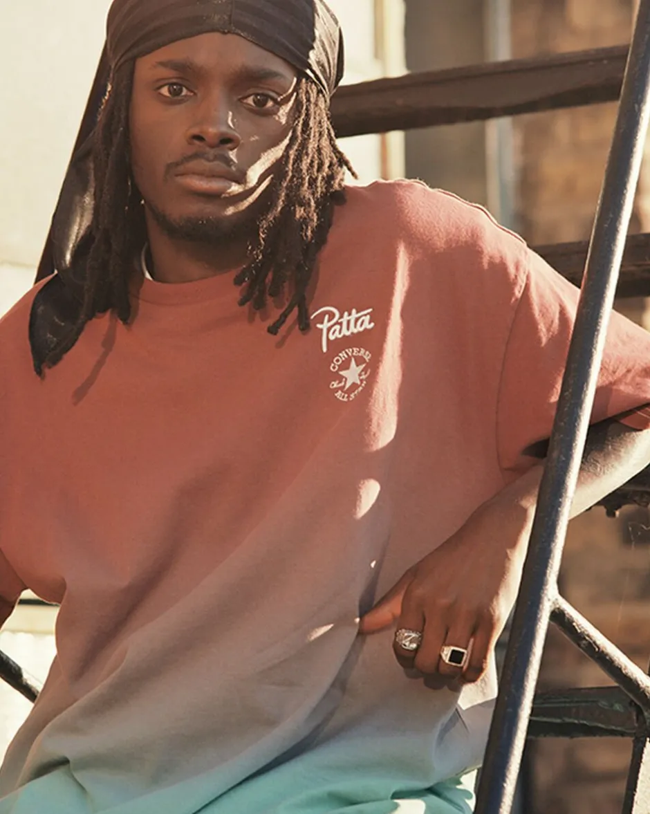 Converse Maglie E T-Shirt|Maglie E T-Shirt<x Patta Gold Standard T-Shirt Stampa Patta sfumata