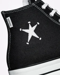 Converse Modelli Alti|Modelli Alti<x Stüssy Chuck 70 Nero/Bianco/Nero