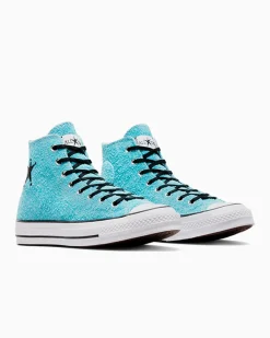 Converse Modelli Alti<x Stüssy Chuck 70 Azzurro cielo