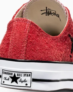 Converse Modelli Bassi<x Stüssy Chuck 70 Rosso papavero