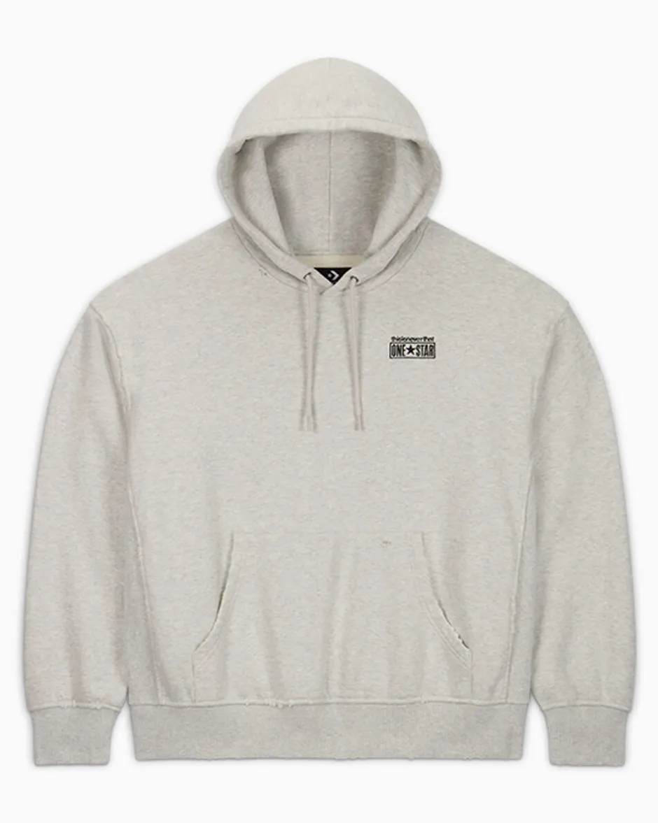 Converse Giacche E Felpe|Maglie E T-Shirt<x thisisneverthat Washed Hoodie Grigio mélange rétro chiaro