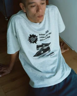 Converse Maglie E T-Shirt|Maglie E T-Shirt<x thisisneverthat Grid T-Shirt Grigio mélange rétro chiaro