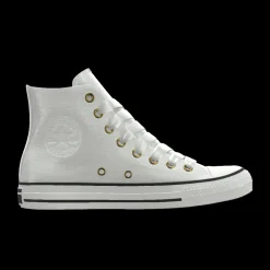 Converse Modelli Alti|Modelli Bassi<Custom Chuck Taylor All Star Leather By You white croc