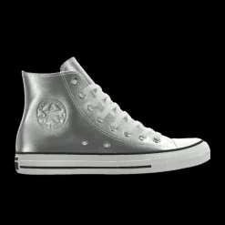 Converse Modelli Alti|Modelli Bassi<Custom Chuck Taylor All Star Leather By You white croc