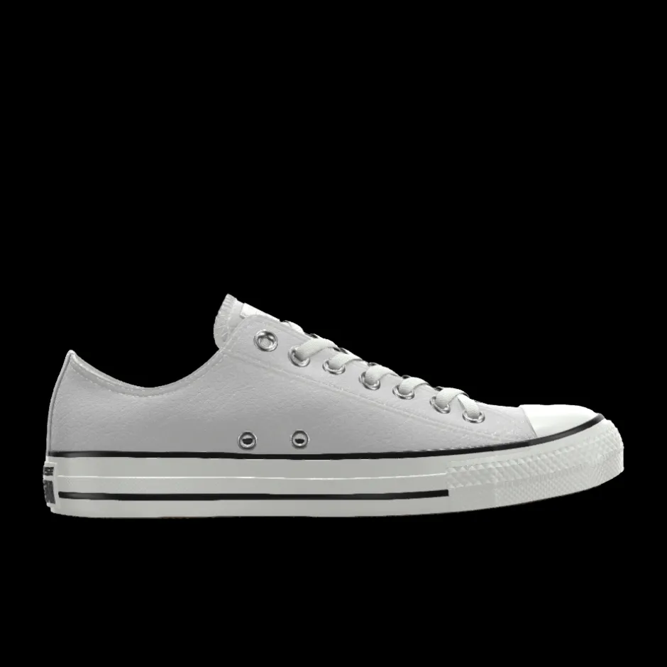 Converse Modelli Bassi|Modelli Bassi<Custom Chuck Taylor All Star Leather By You silver