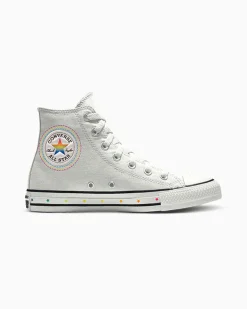 Converse Modelli Alti|Modelli Bassi<Custom Chuck Taylor All Star Lift Platform Pride By You white stars