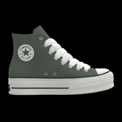 Converse Modelli Bassi|Modelli Alti<Custom Chuck Taylor All Star Lift Platform By You white hearts