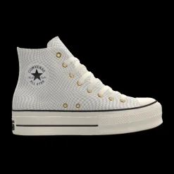 Converse Modelli Bassi|Modelli Alti<Custom Chuck Taylor All Star Lift Platform By You white hearts