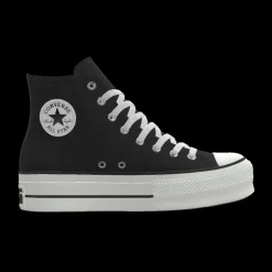 Converse Modelli Bassi|Modelli Alti<Custom Chuck Taylor All Star Lift Platform By You white hearts
