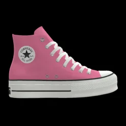 Converse Modelli Bassi|Modelli Alti<Custom Chuck Taylor All Star Lift Platform By You white hearts