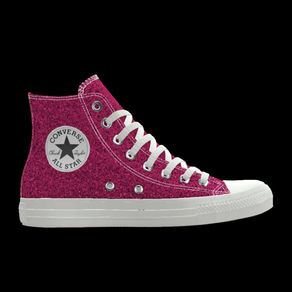 Converse Modelli Alti|Modelli Bassi<Custom Chuck Taylor All Star Glitter By You red bronze