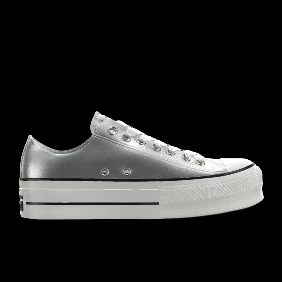 Converse Modelli Bassi|Modelli Con Platform<Custom Chuck Taylor All Star Lift Platform Leather By You champagne tan