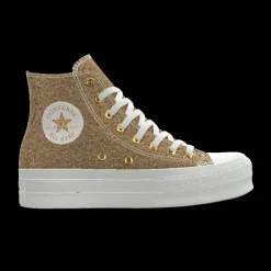 Converse Modelli Con Platform|Modelli Alti<Custom Chuck Taylor All Star Lift Platform Premium Wedding By You white gold